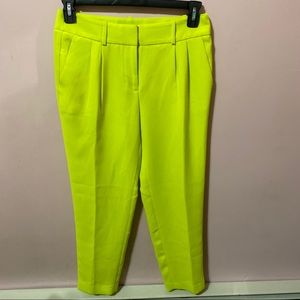 J crew size 2 lime green pants